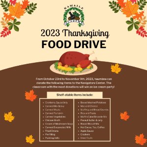 2023 Thanksgiving Food Drive